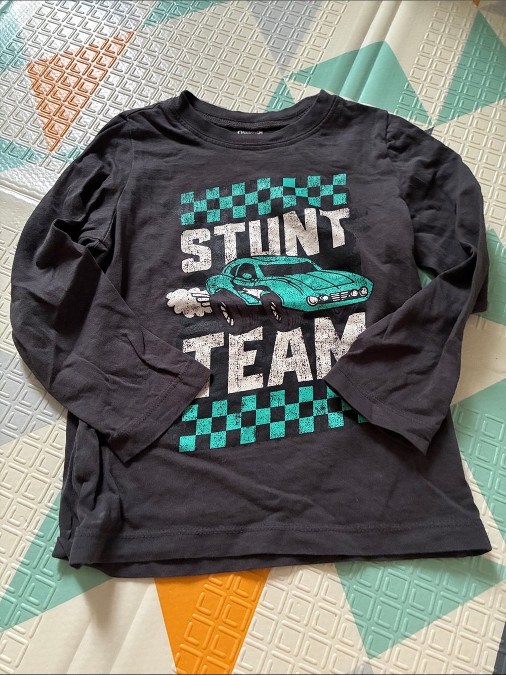 20/25$ 🧸 Stunt Team Long-Sleeve Tee - Black & Teal